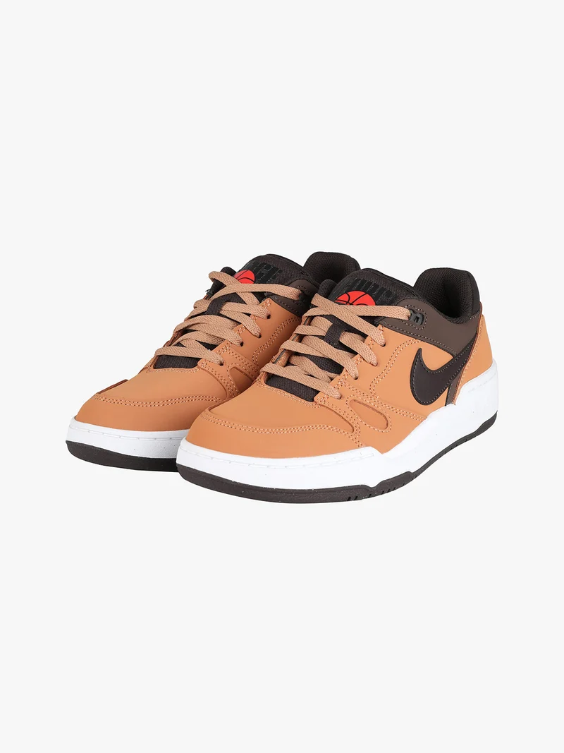 Full Force Low Premium Sneakers in pelle da uomo - cammello