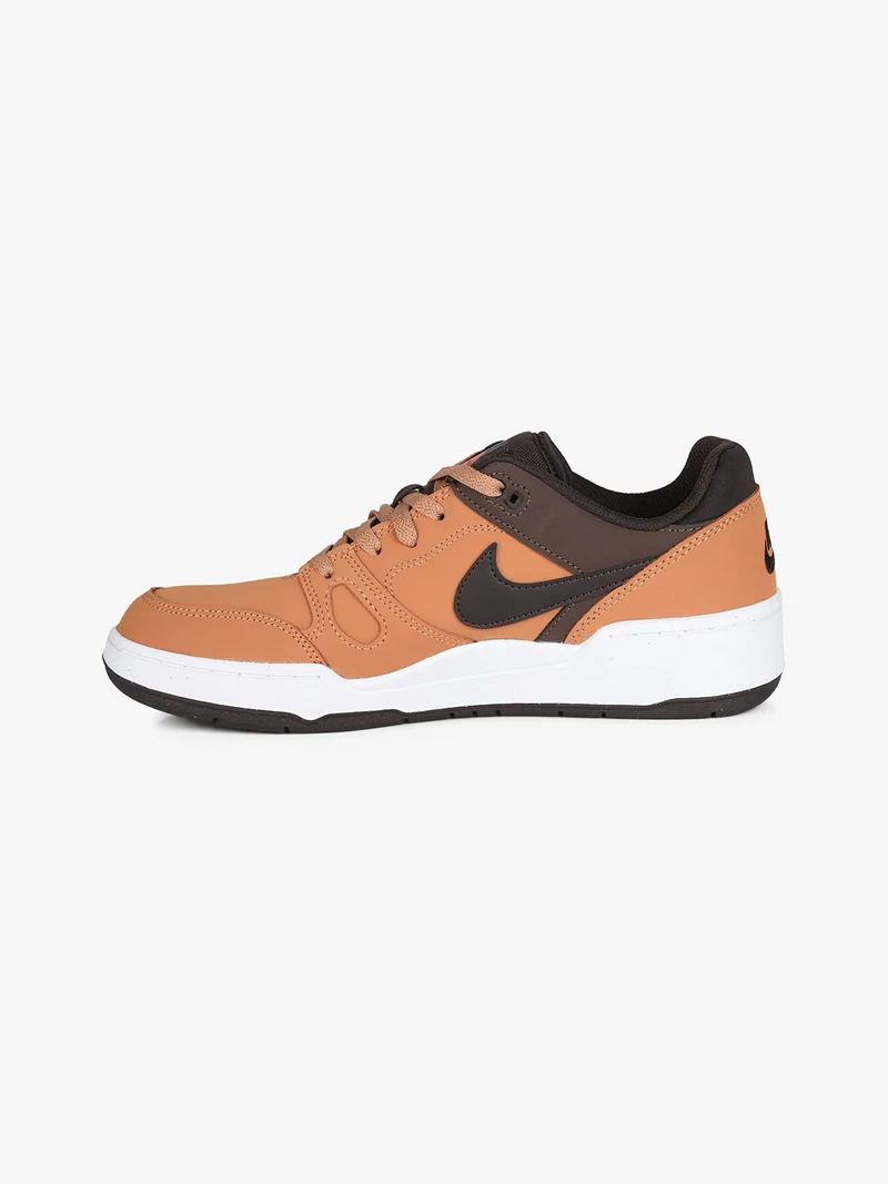 Full Force Low Premium Sneakers in pelle da uomo - cammello