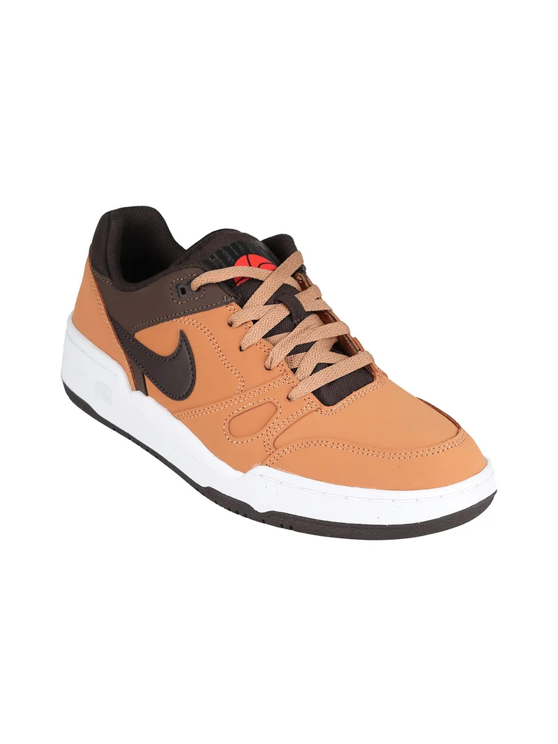 Full Force Low Premium Sneakers in pelle da uomo - cammello
