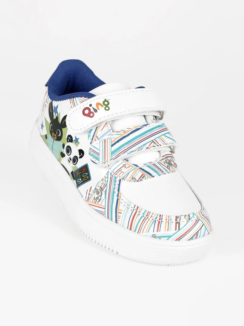 Sneakers da bambino con strappi - bianco