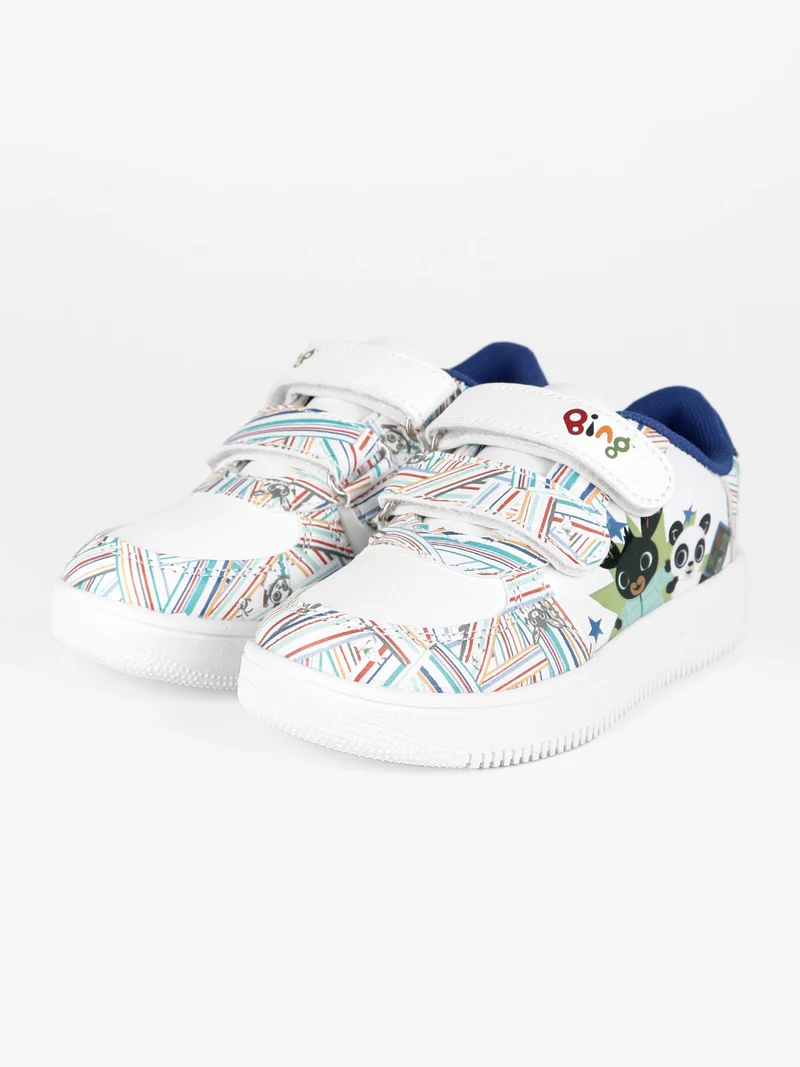 Sneakers da bambino con strappi - bianco