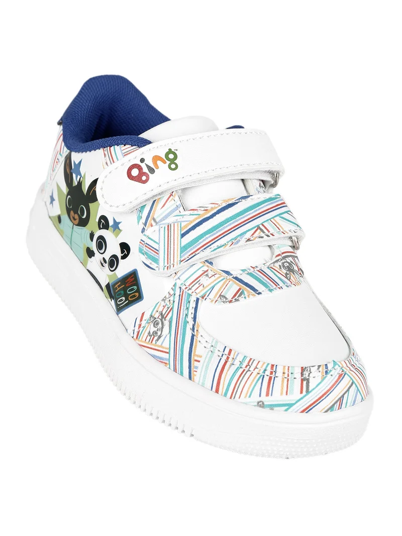 Sneakers da bambino con strappi - bianco