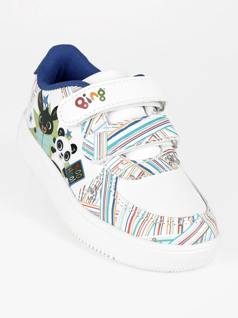 Sneakers da bambino con strappi - bianco