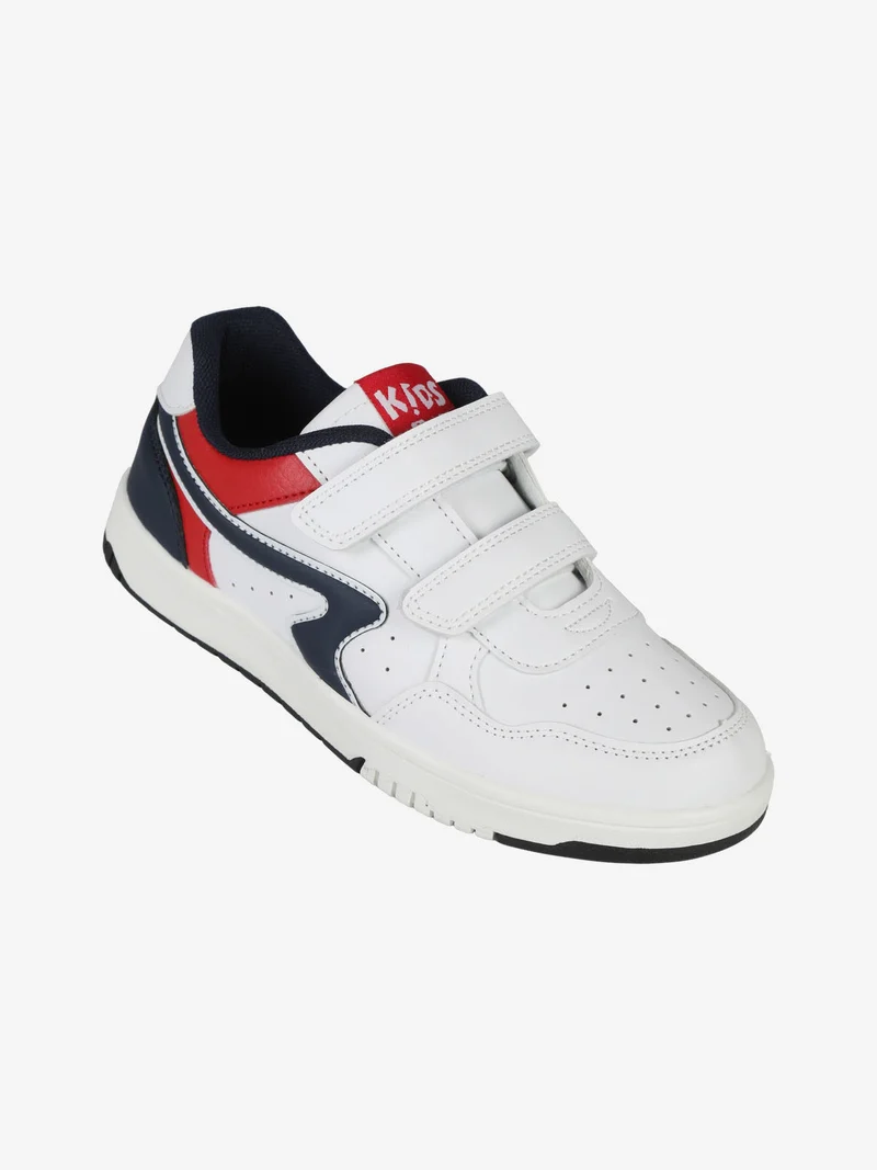 Sneakers da ragazzo con strappi - bianco