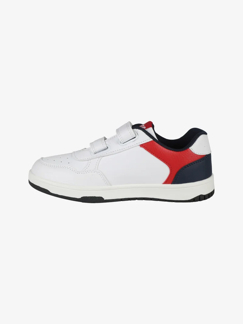 Sneakers da ragazzo con strappi - bianco
