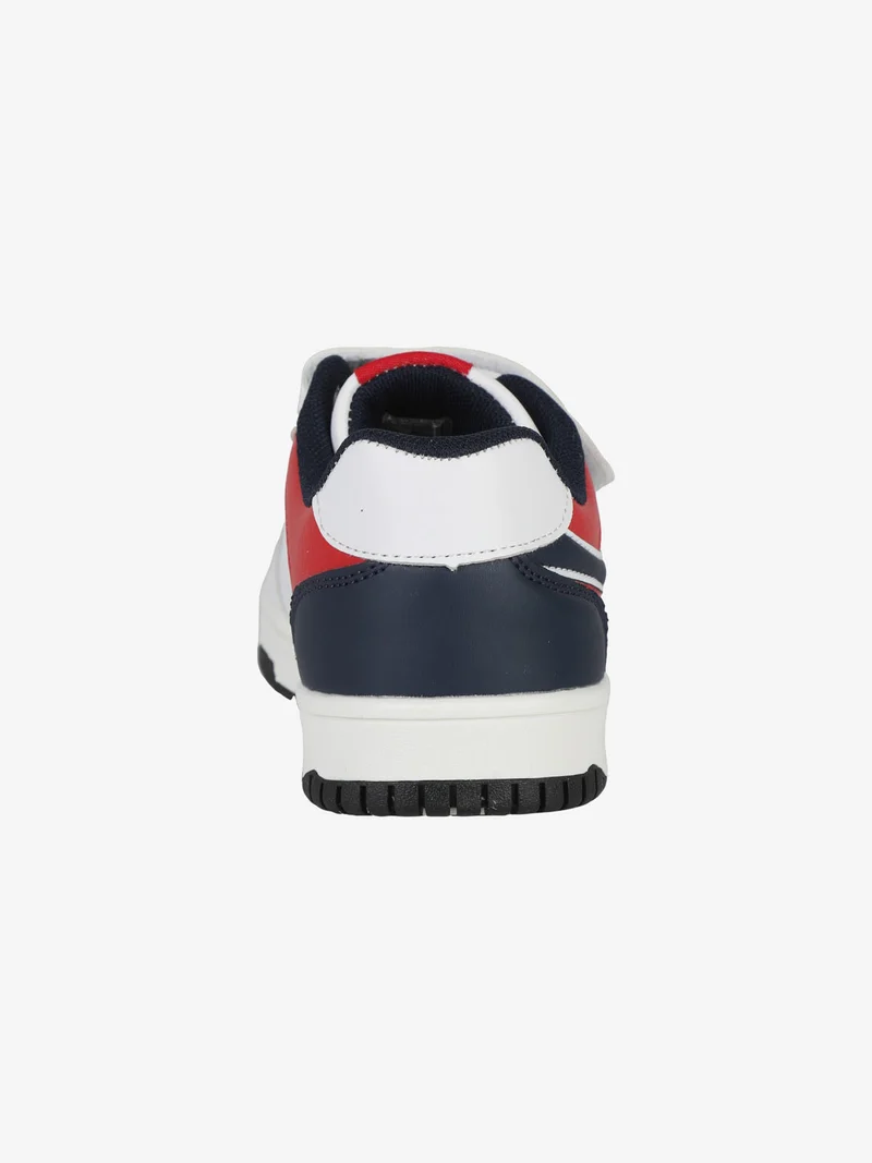Sneakers da ragazzo con strappi - bianco