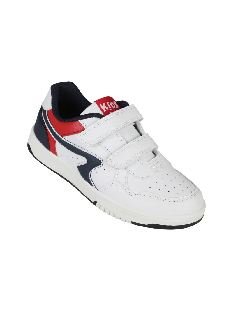 Sneakers da ragazzo con strappi - bianco