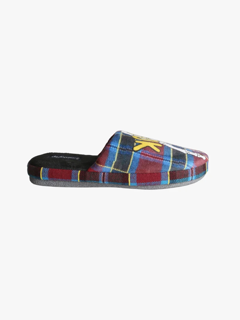 Pantofole donna invernali con stampe - bordeaux