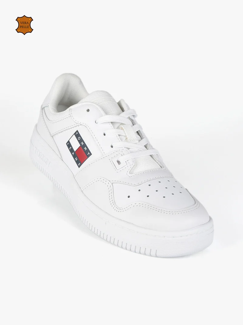 Retro Basket WMN Sneakers in pelle donna - bianco