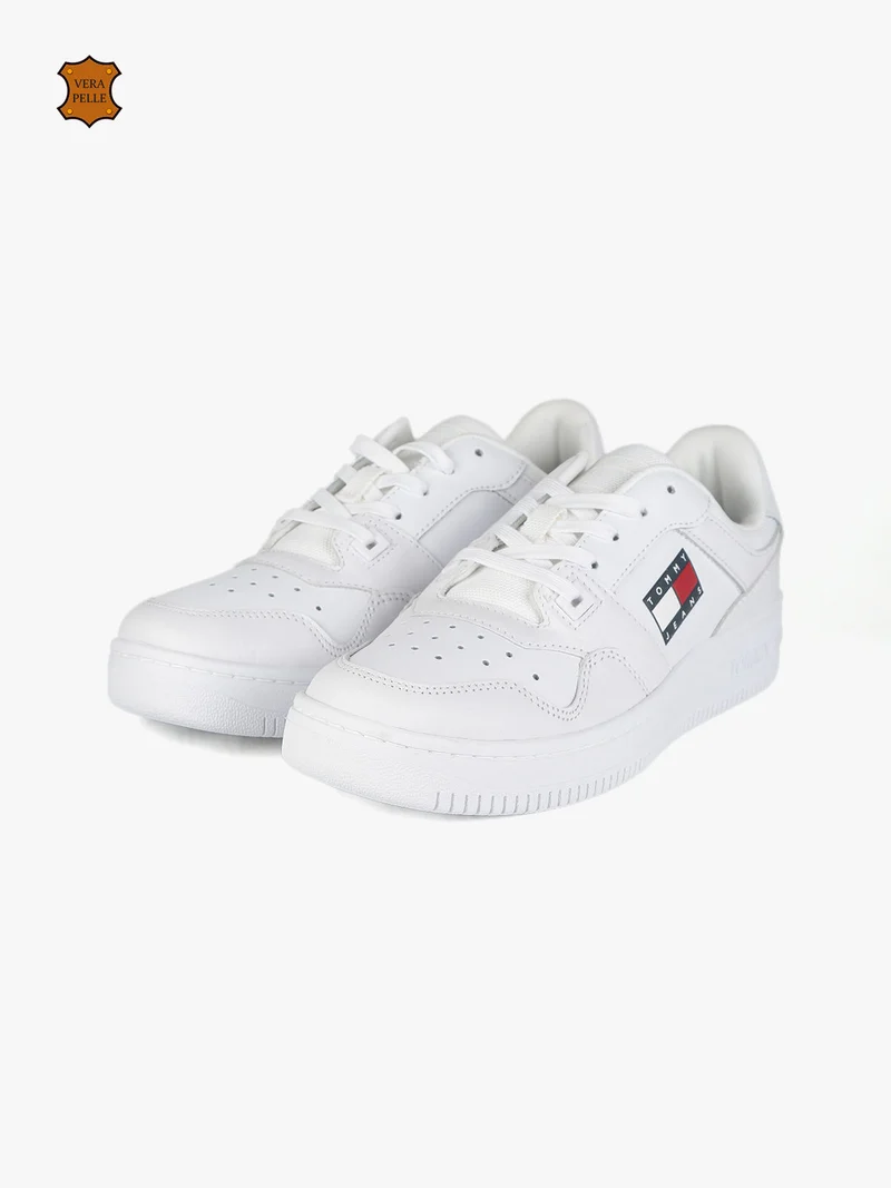 Retro Basket WMN Sneakers in pelle donna - bianco