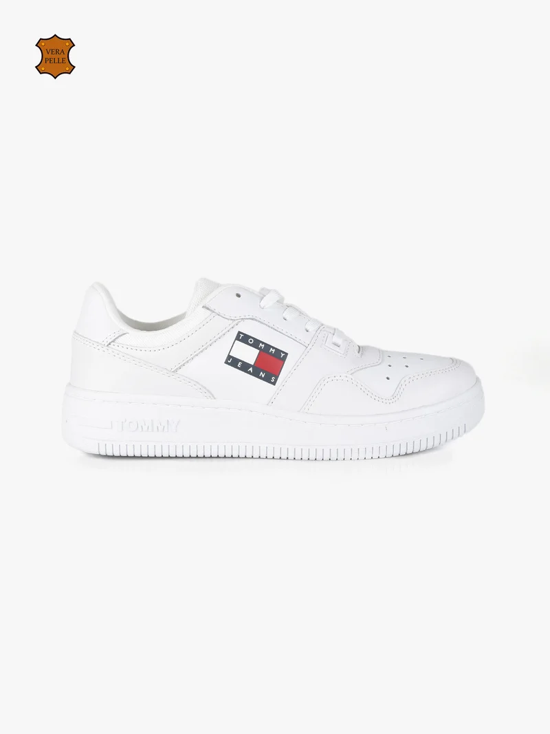 Retro Basket WMN Sneakers in pelle donna - bianco