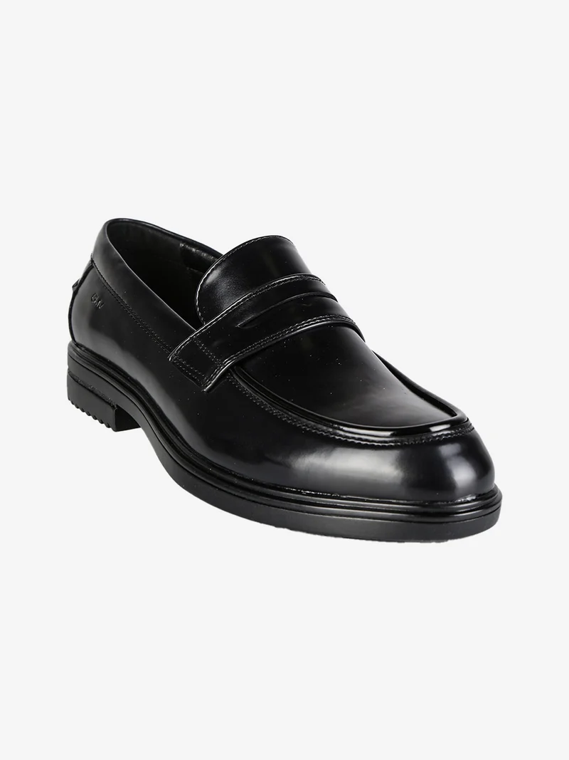 Mocassini da uomo in ecopelle - nero