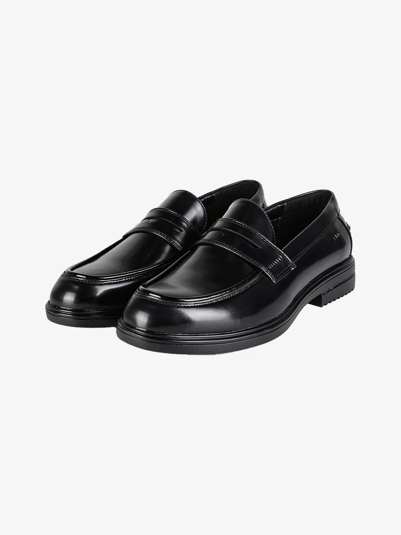 Mocassini da uomo in ecopelle - nero