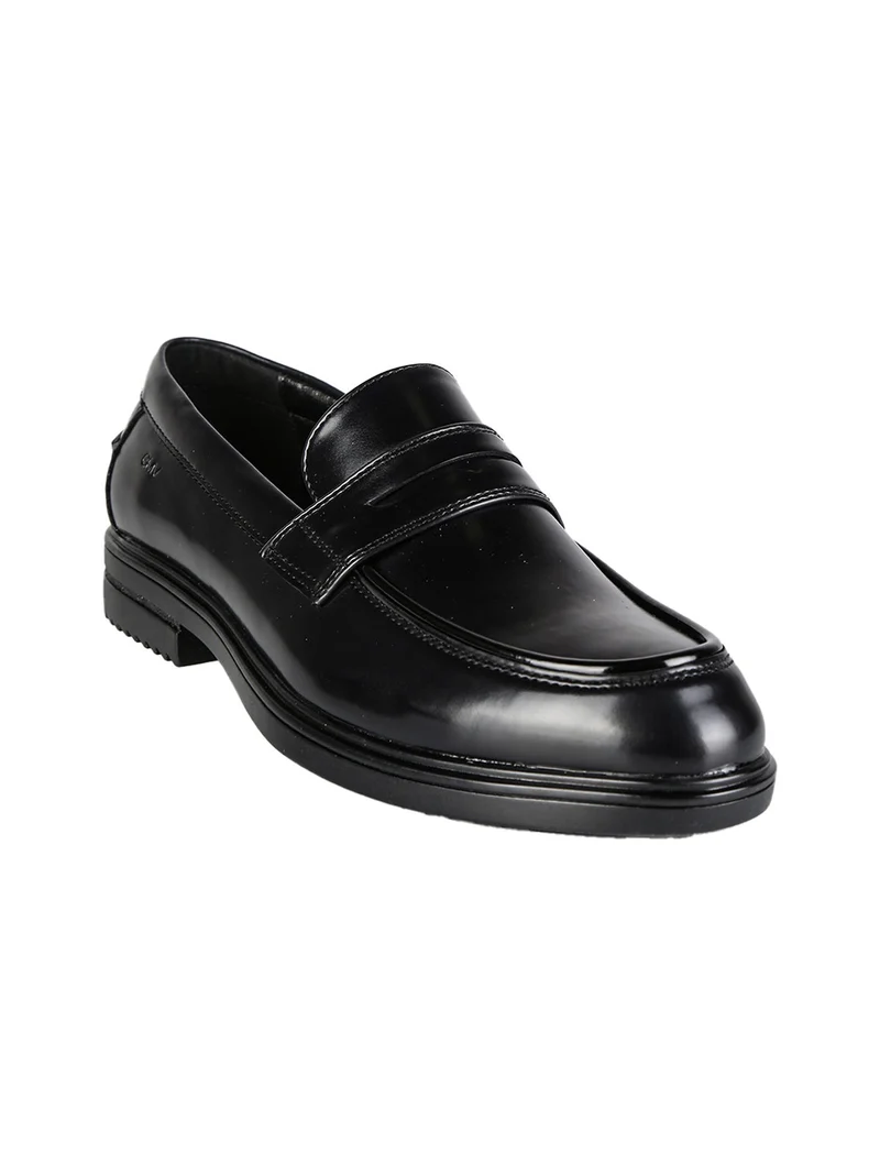 Mocassini da uomo in ecopelle - nero