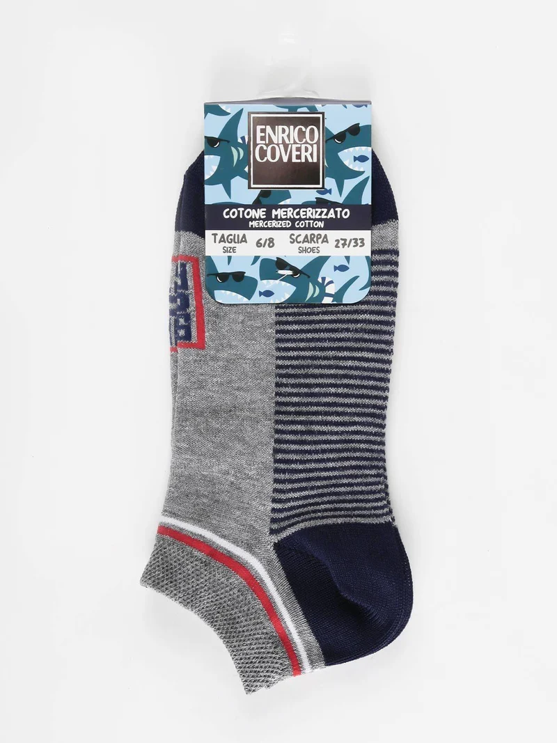 Calze salvapiede da bambino - grigio