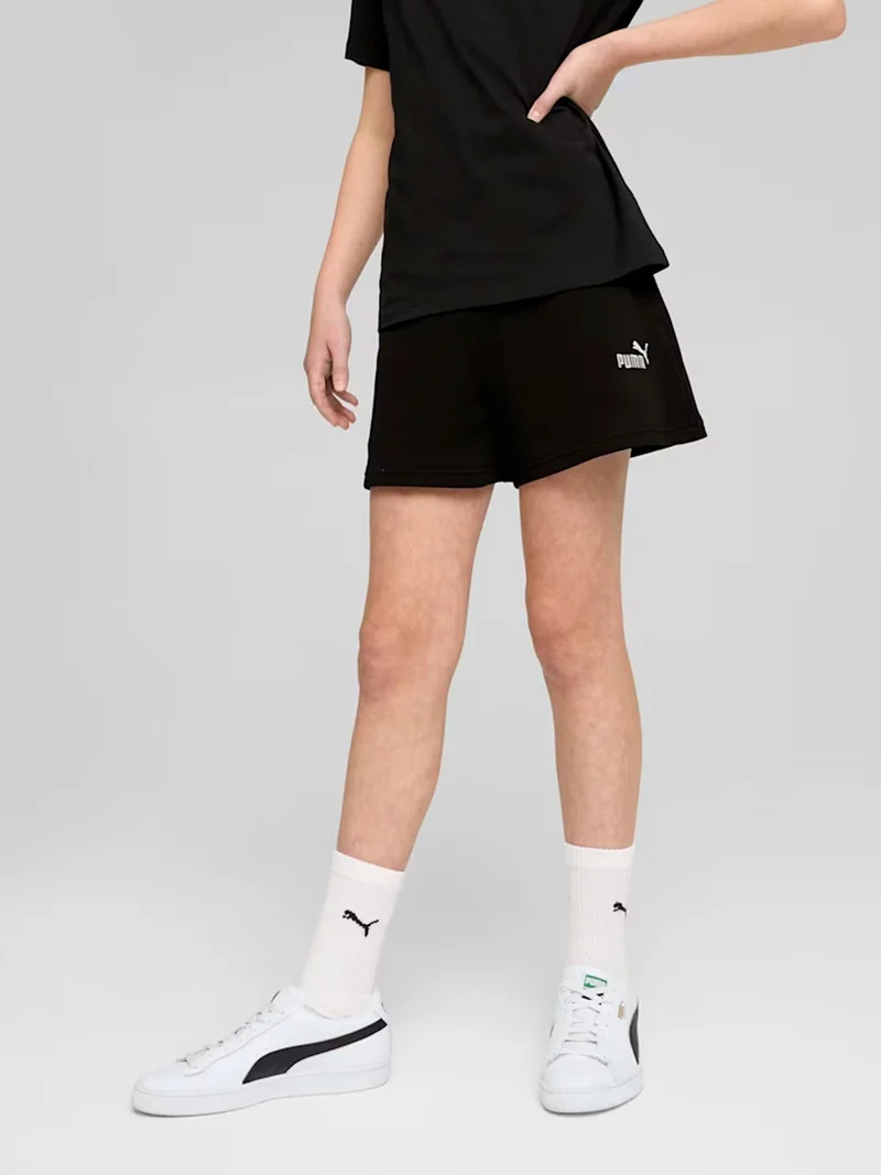 ESS SMALL LOGO Shorts sportivi da ragazza - nero