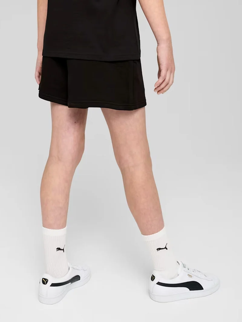 ESS SMALL LOGO Shorts sportivi da ragazza - nero