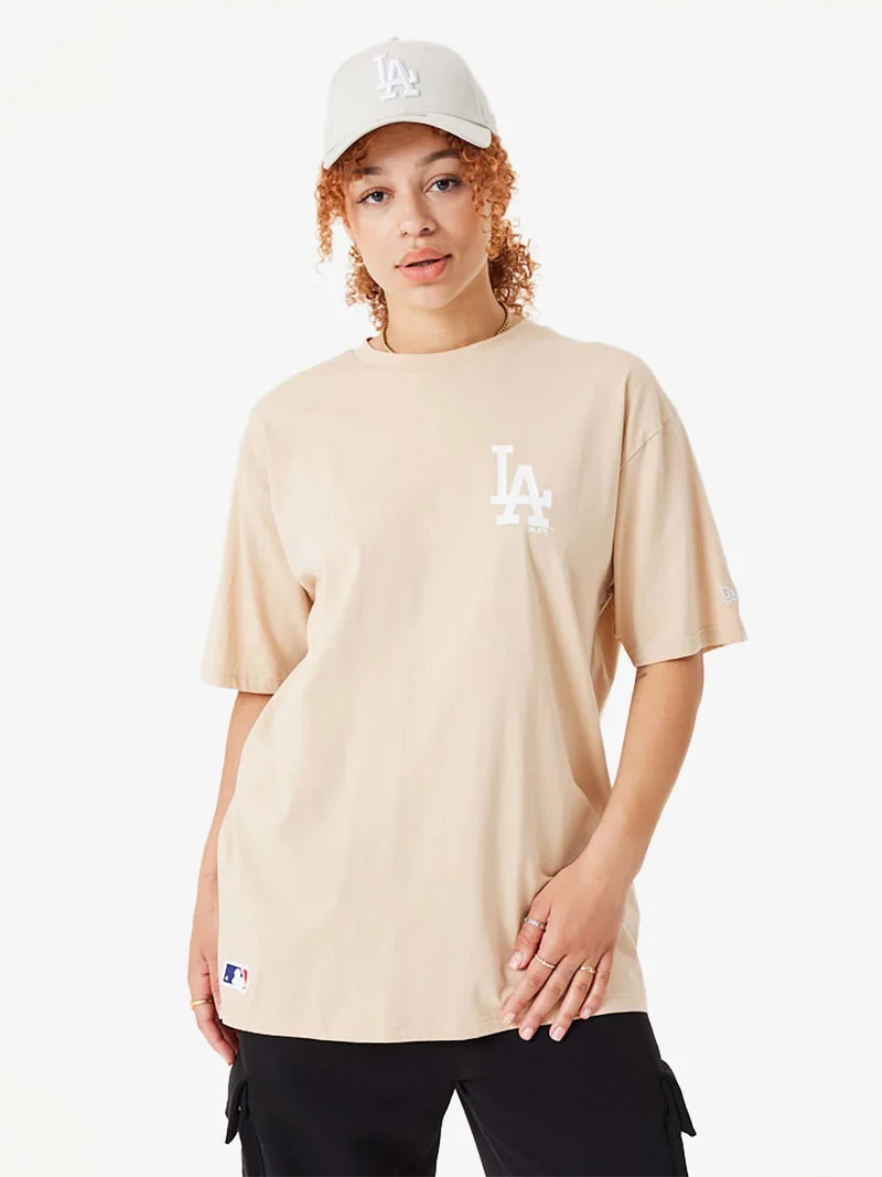 Los Angeles T-shirt unisex manica corta - beige