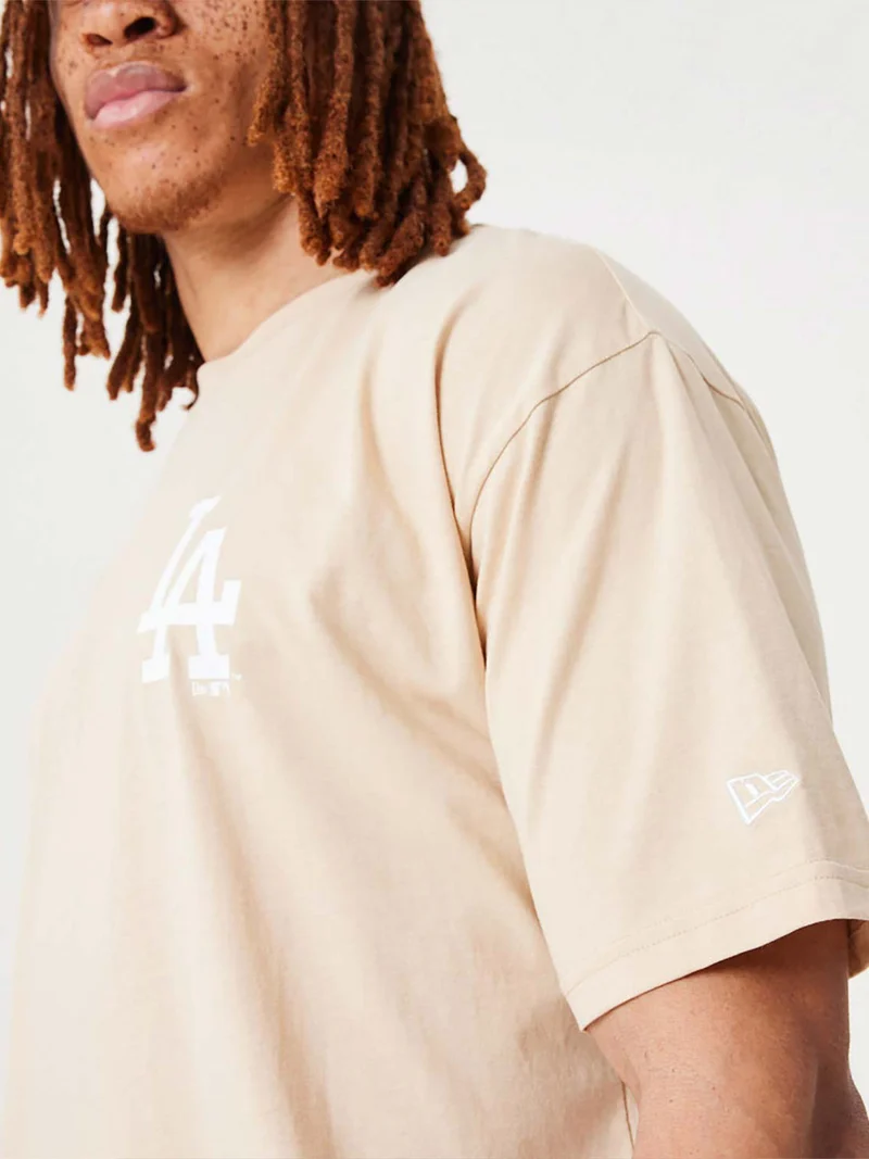 Los Angeles T-shirt unisex manica corta - beige