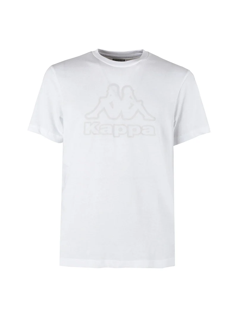 T-shirt uomo in cotone con logo - bianco