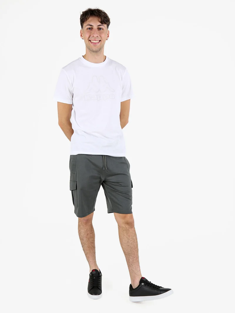 T-shirt uomo in cotone con logo - bianco