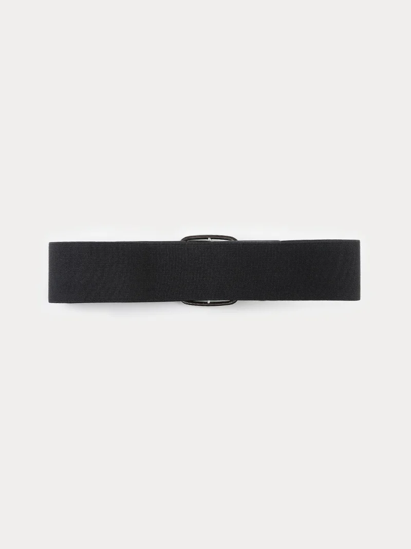 Cintura donna stringivita elasticizzata - nero