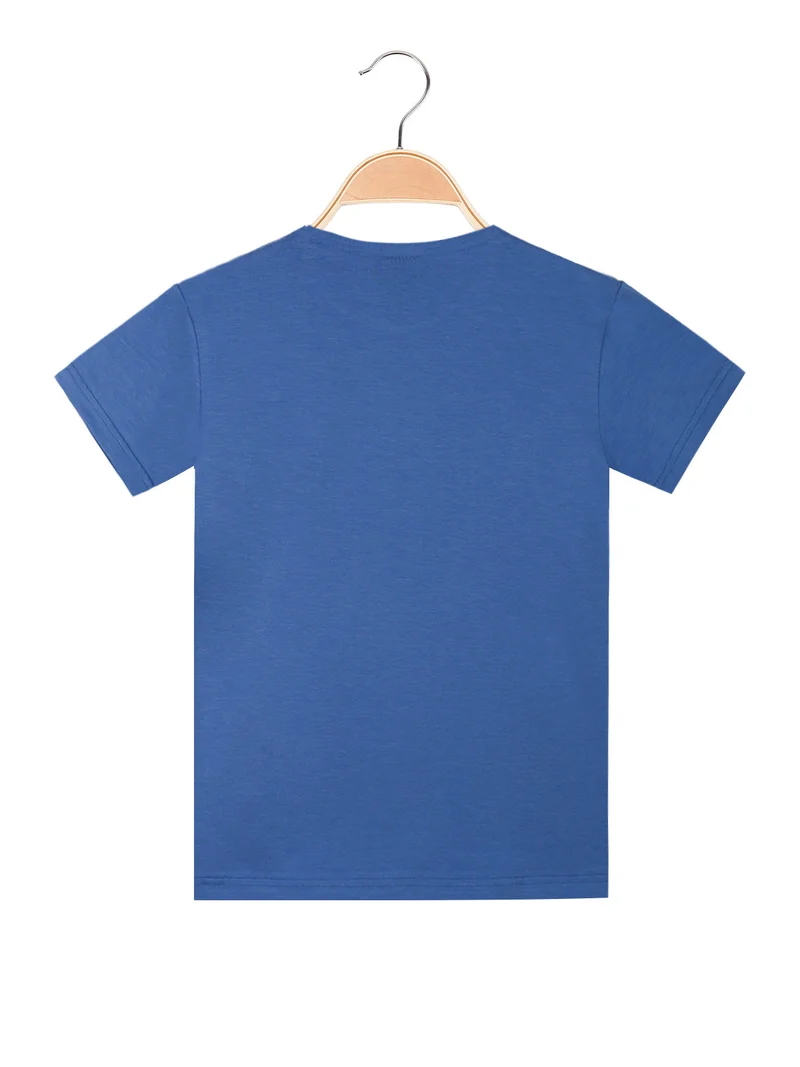 T-shirt bambino con stampa - blu