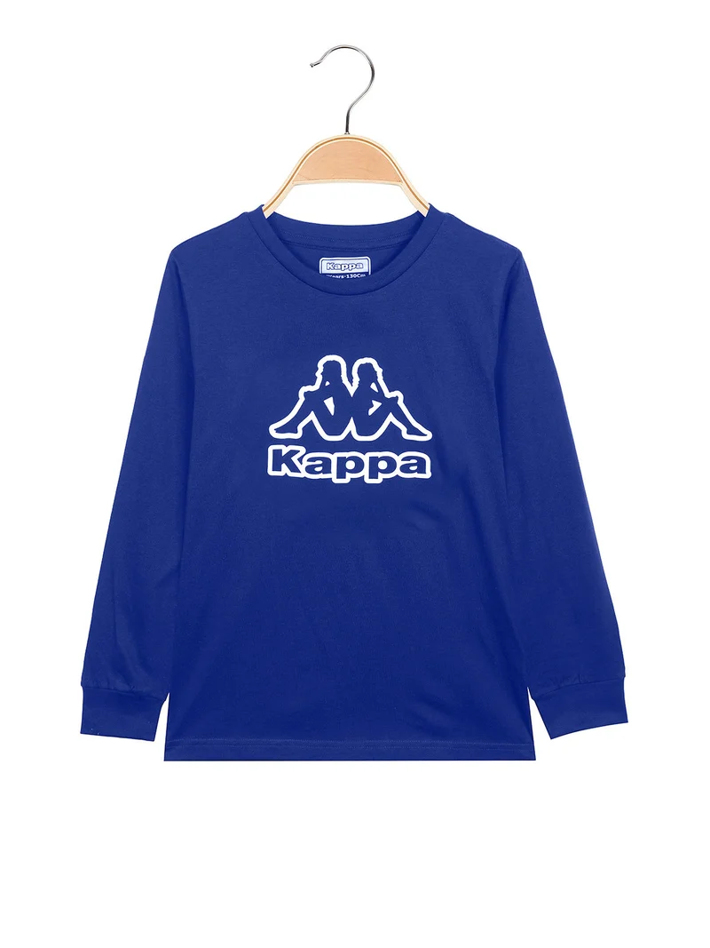 T-shirt manica lunga da bambino - bluette