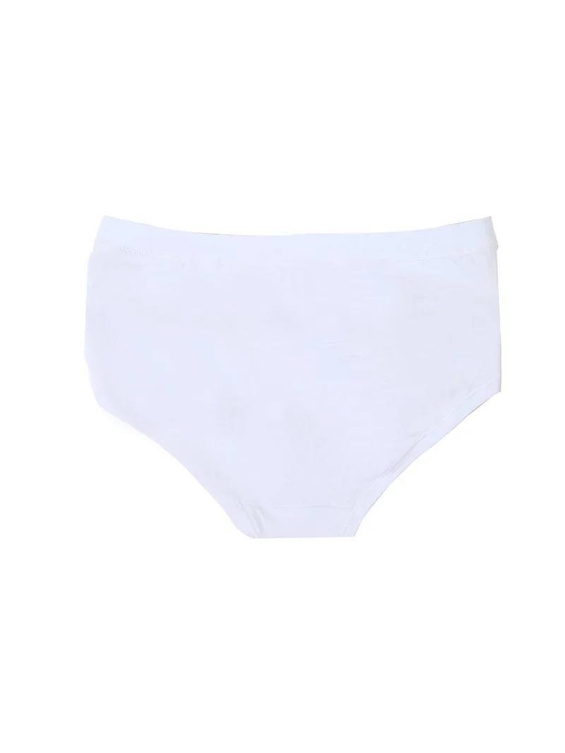 Confezione da 3 maxi slip in cotone bielastico - bianco