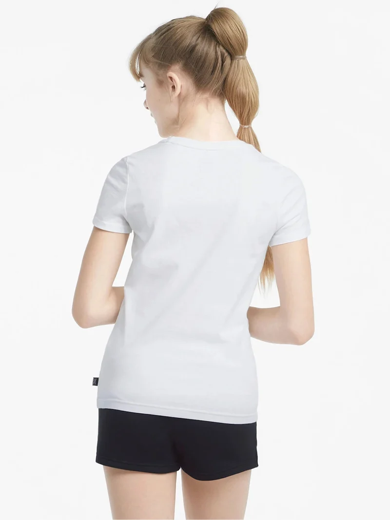 Completo sportivo da bambina in cotone - bianco