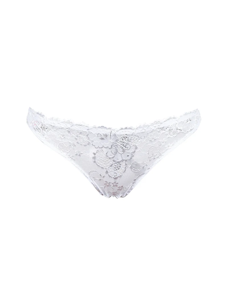 Slip donna in pizzo - bianco
