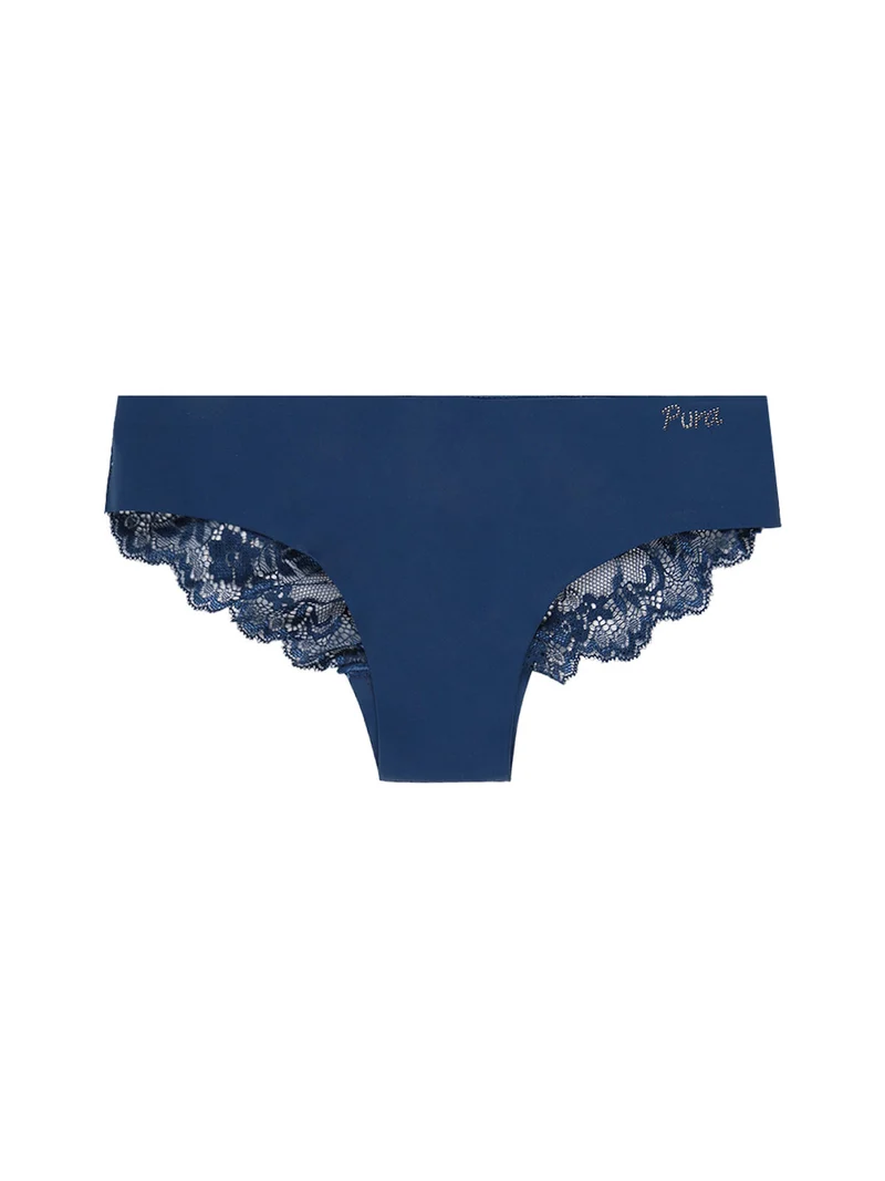 Slip in pizzo VERA - blu