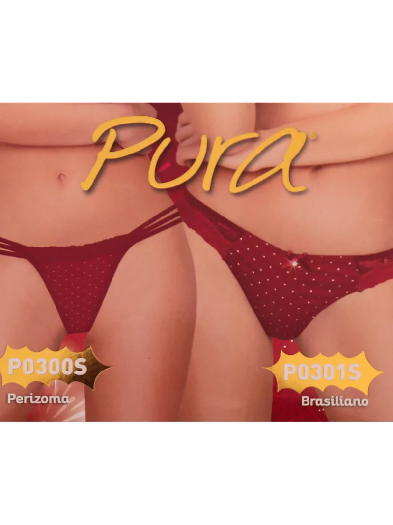 Slip donna in pizzo - rosso