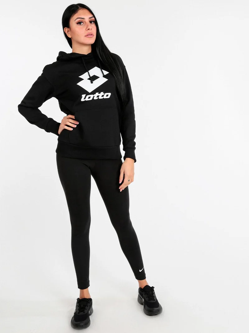 SMART W II SWEAT HD Felpa donna con cappuccio - nero
