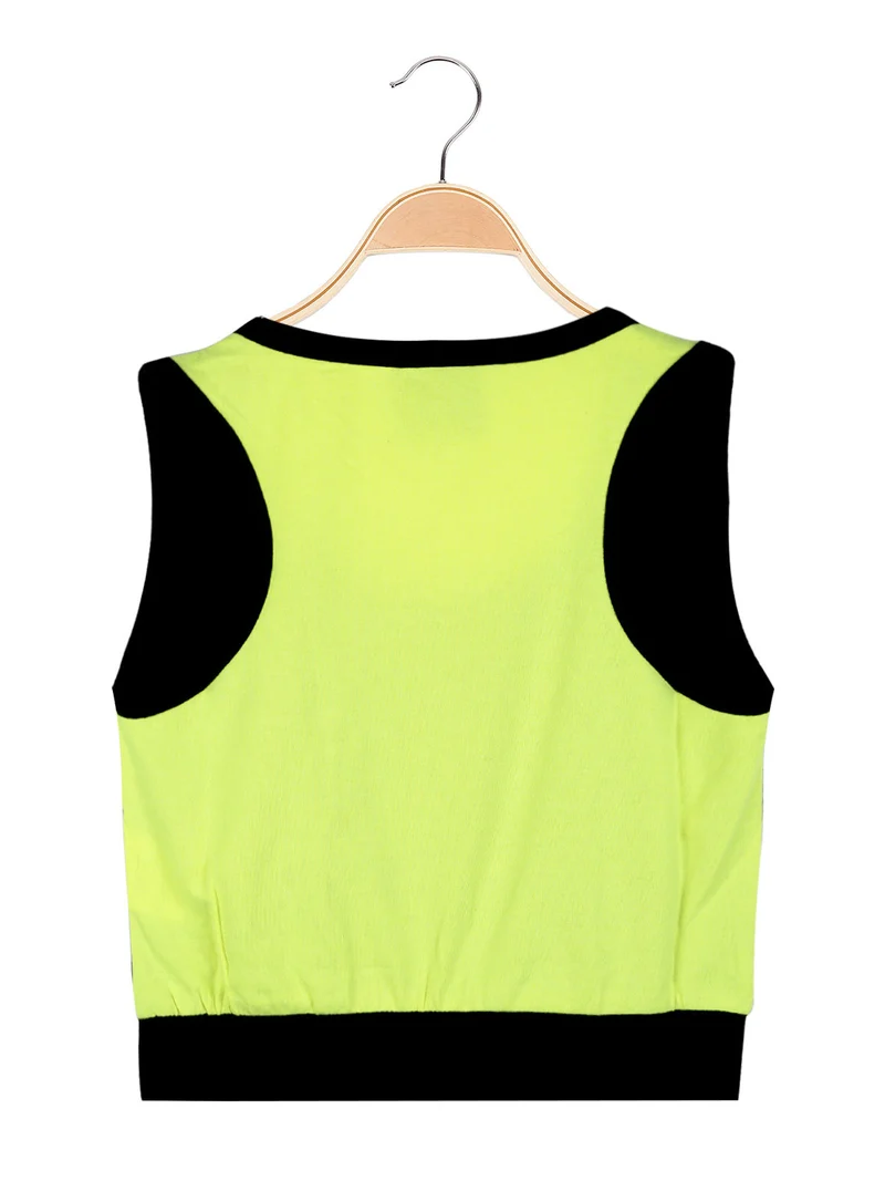 Top cropped da ragazza - mela