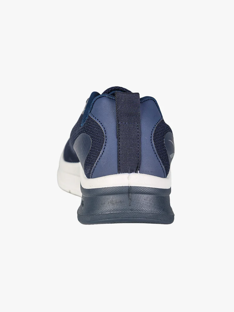 Sneakers sportive da uomo in maglia - blu scuro