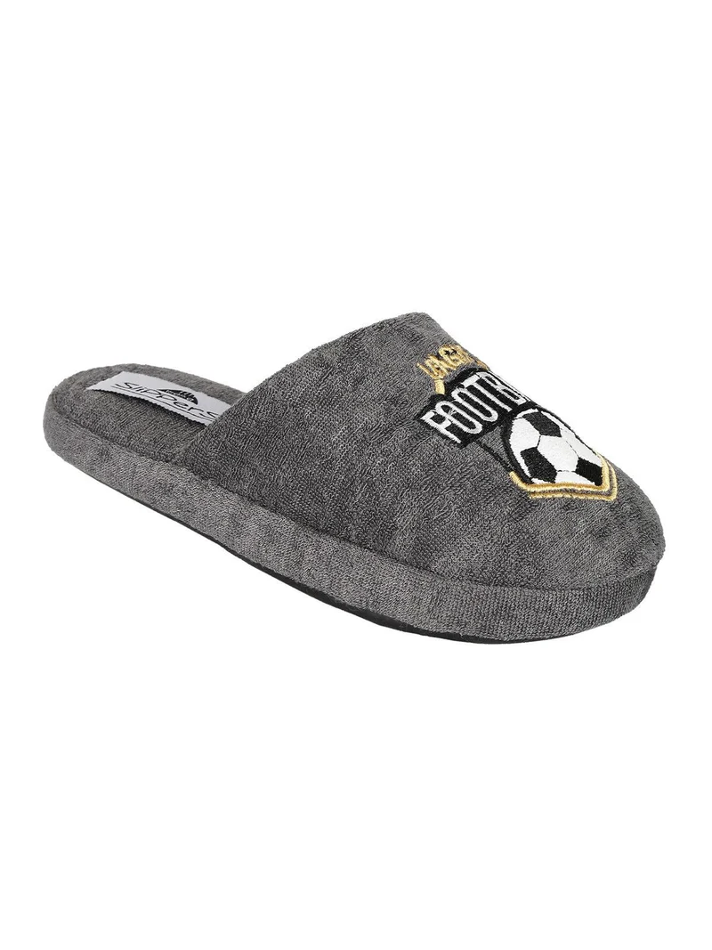 Pantofole football da bambino - grigio