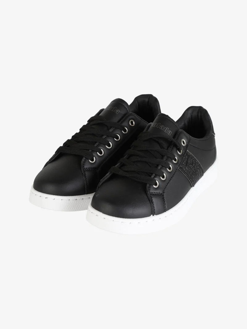 Sneakers donna stringate - nero