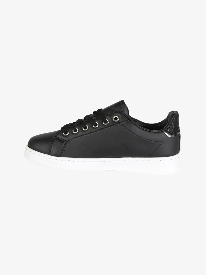 Sneakers donna stringate - nero