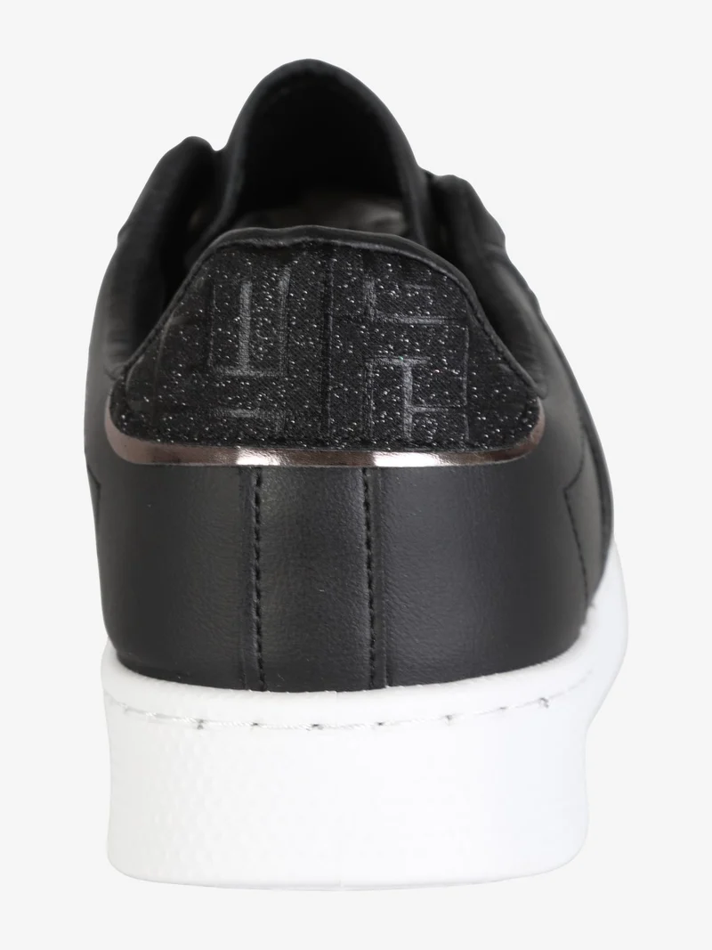 Sneakers donna stringate - nero