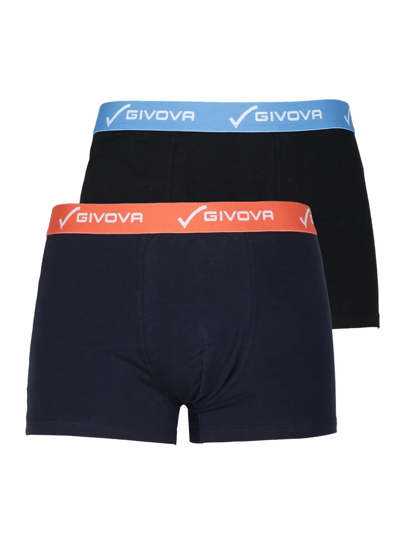 Set di 2 boxer da uomo bicolore - multicolore