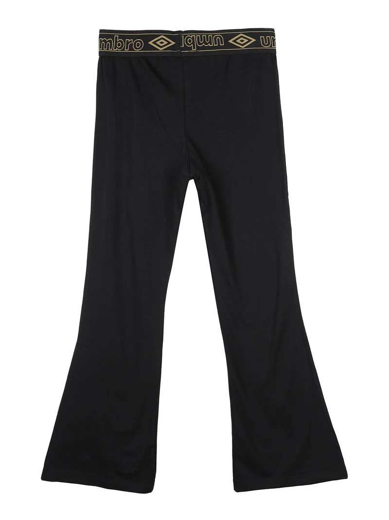 Leggings da ragazza a zampa - nero