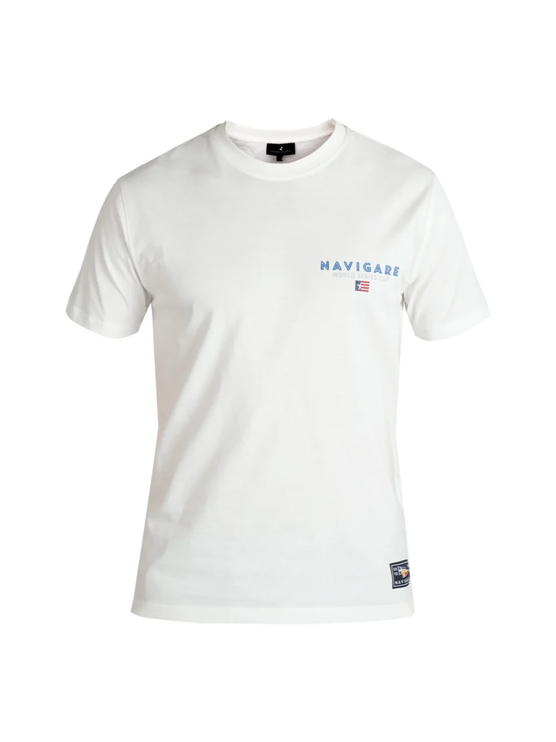 T-shirt girocollo manica corta uomo - bianco