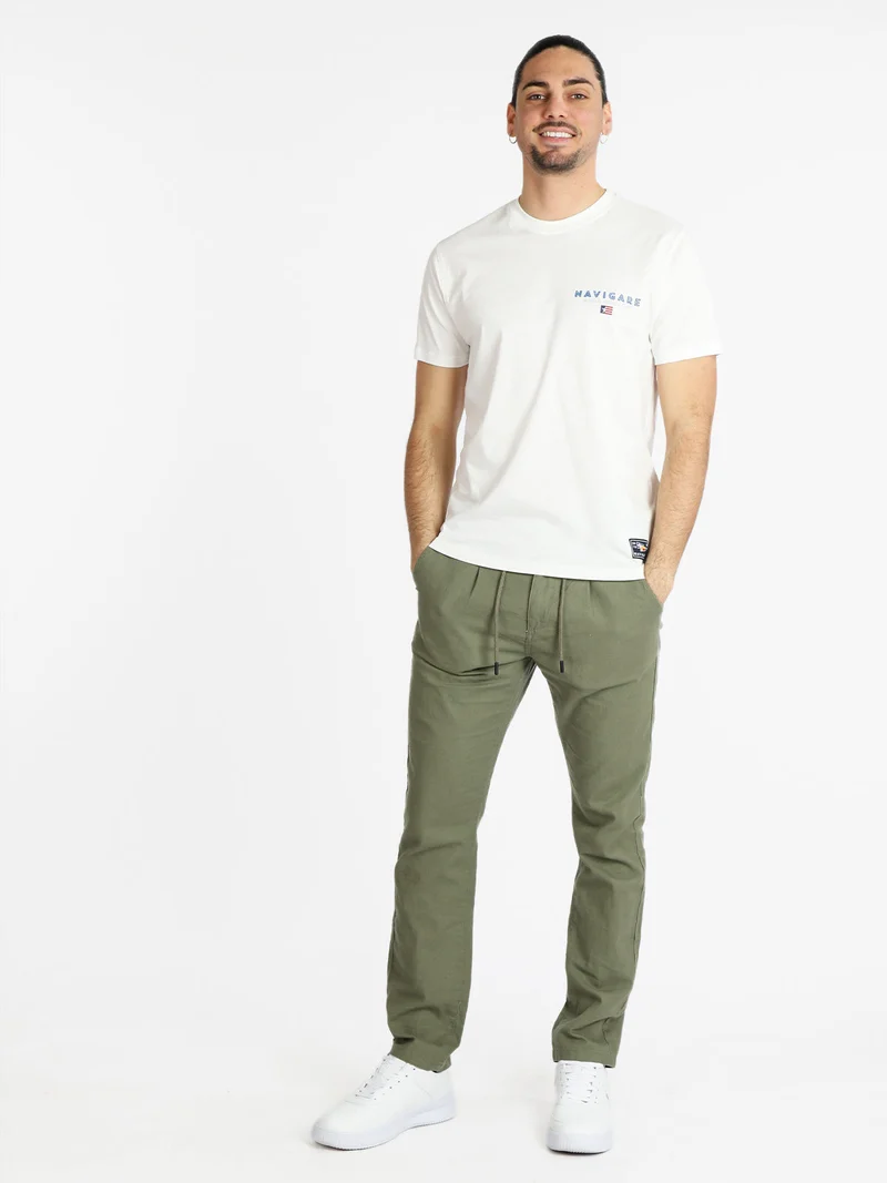 T-shirt girocollo manica corta uomo - bianco