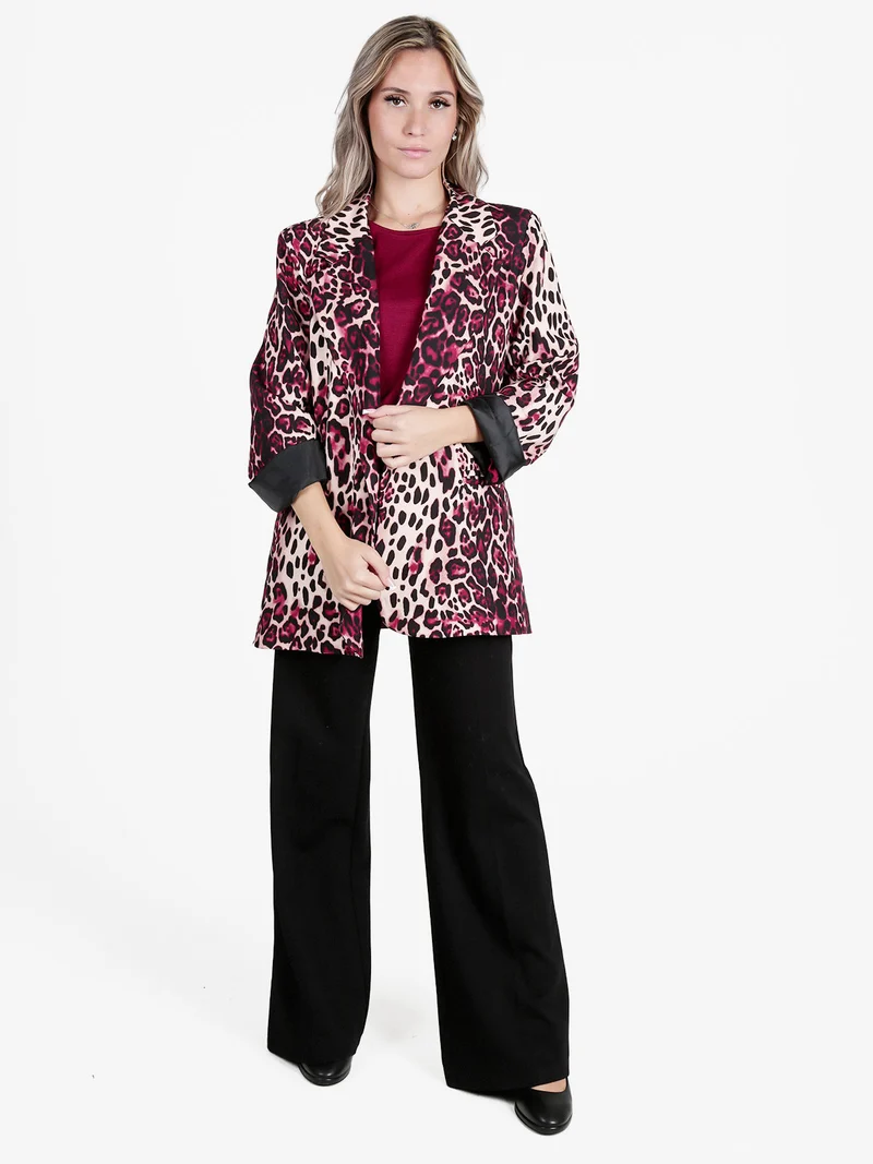 Blazer donna msculato oversize - rosso