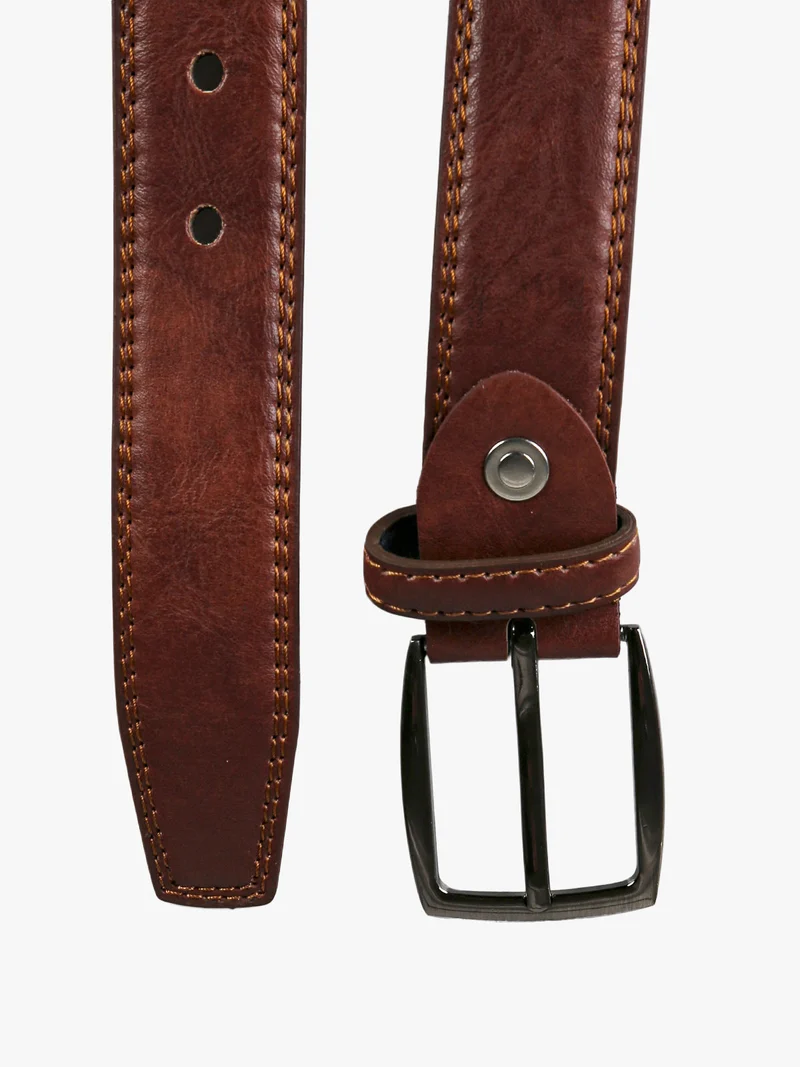 Cintura uomo in ecopelle - marrone