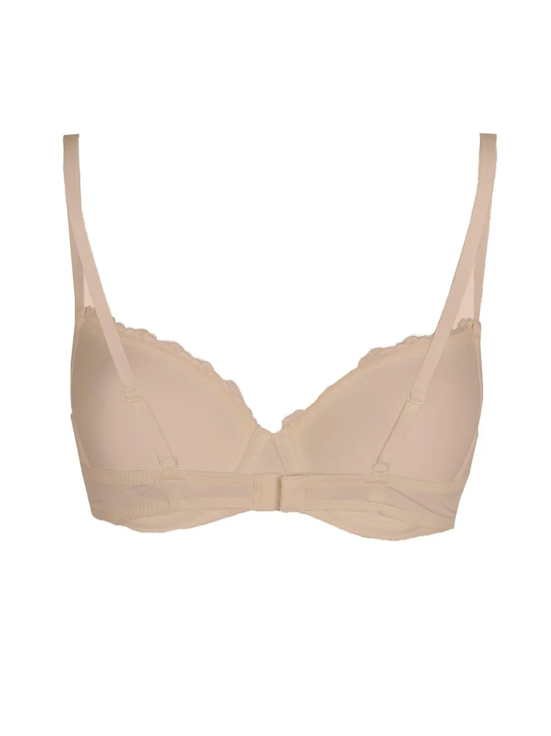 Reggiseno push up graduato con pizzo SOFIA - nudo