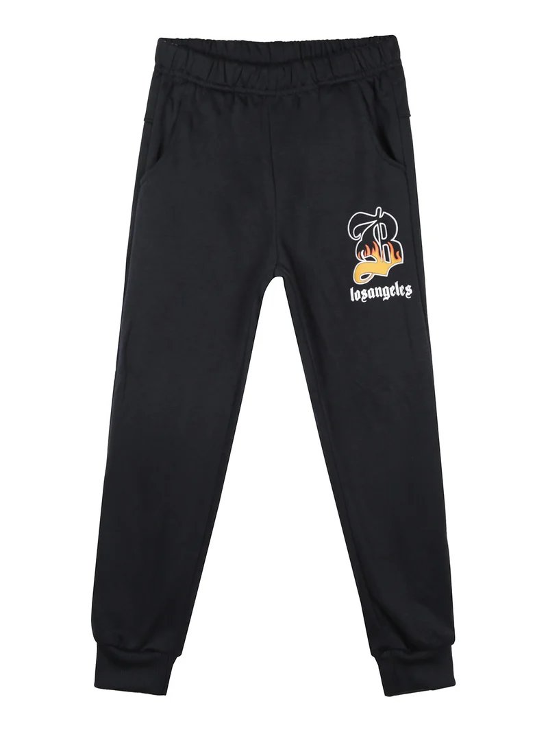 Completo 3 pezzi da bambino con cappuccio e zip - blu scuro