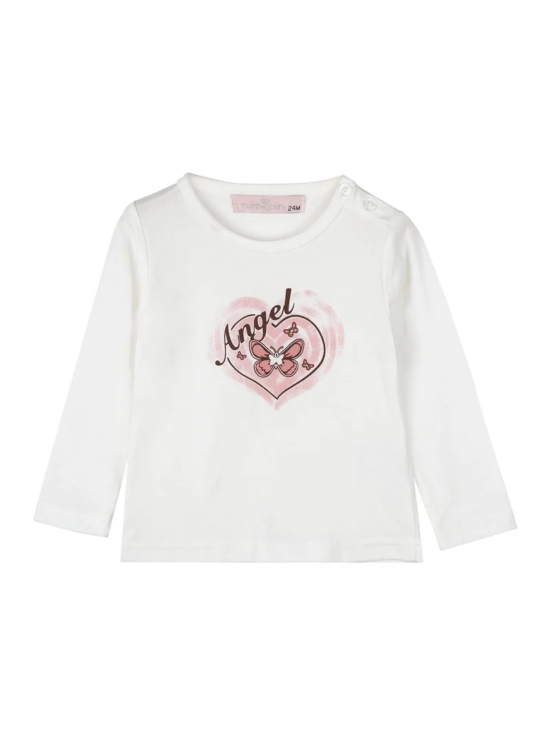 Completo 3 pezzi da neonata con cappuccio e zip - bianco
