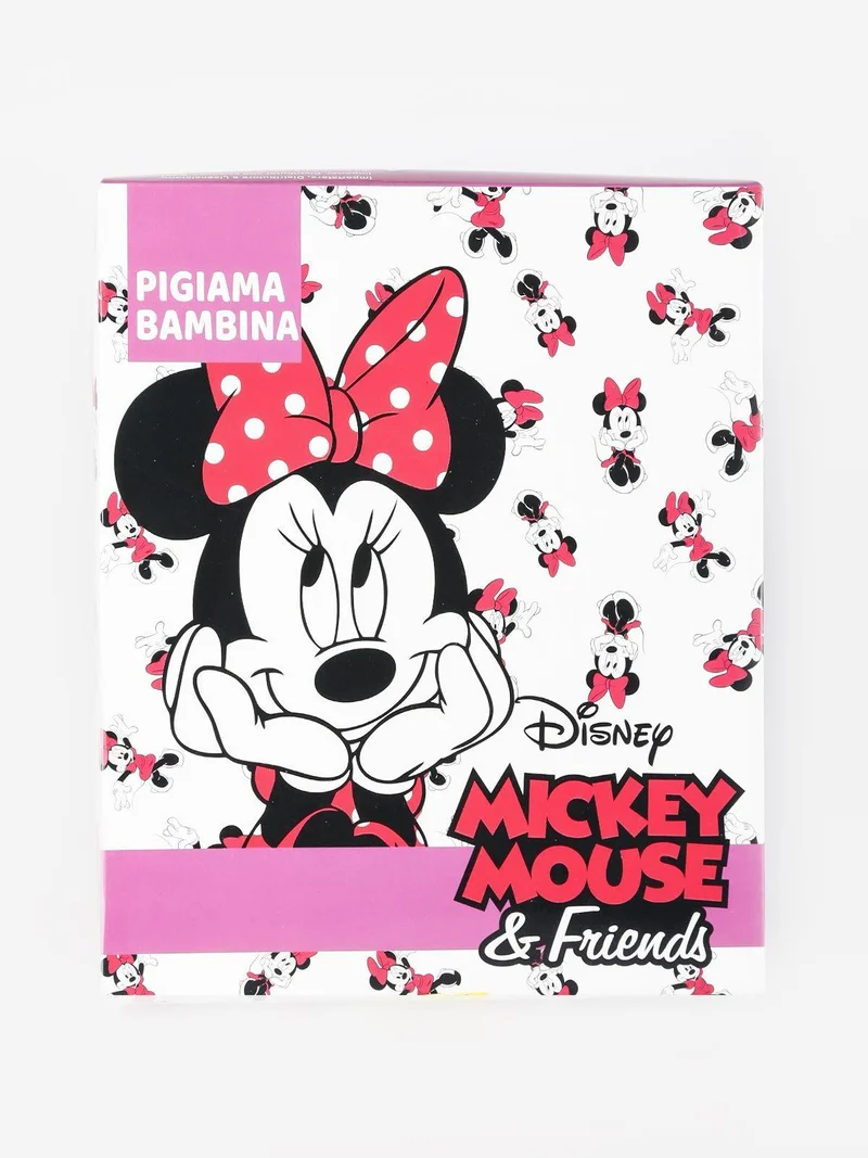Pigiama corto Minnie bambina con stampe - rosa